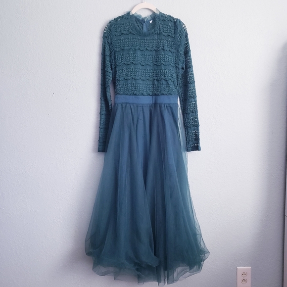 Baltic Born Lonnie Emerald Green Tulle Dress - Picture 2 of 4